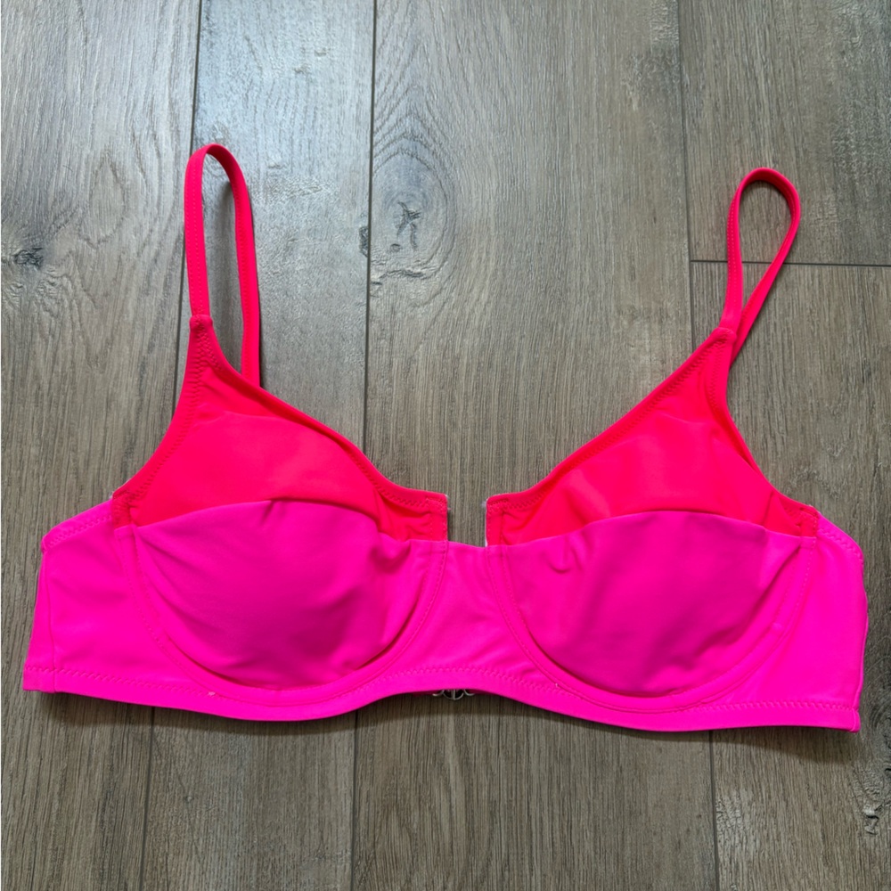 Popvil Color Block Bikini Top